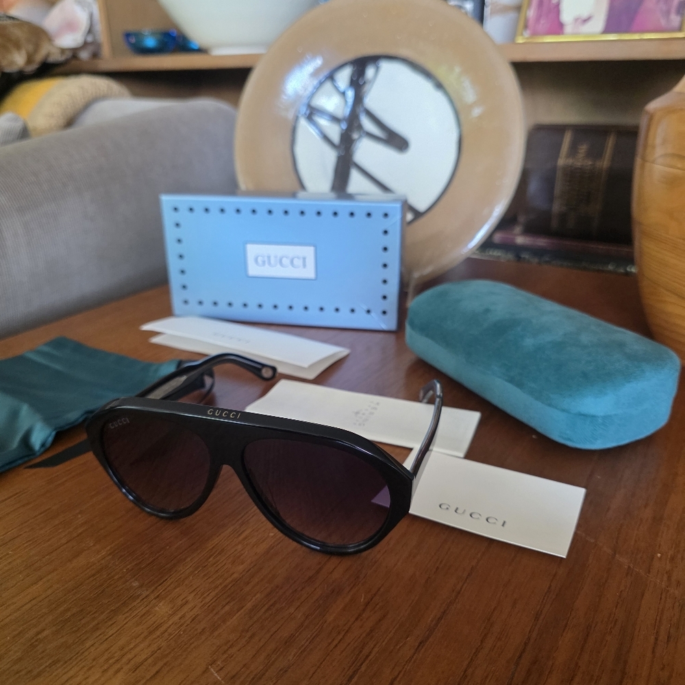 MADE IN ITALY GUCCI AVIATOR GG0479S SUNGLASSES - Picture 15 of 16